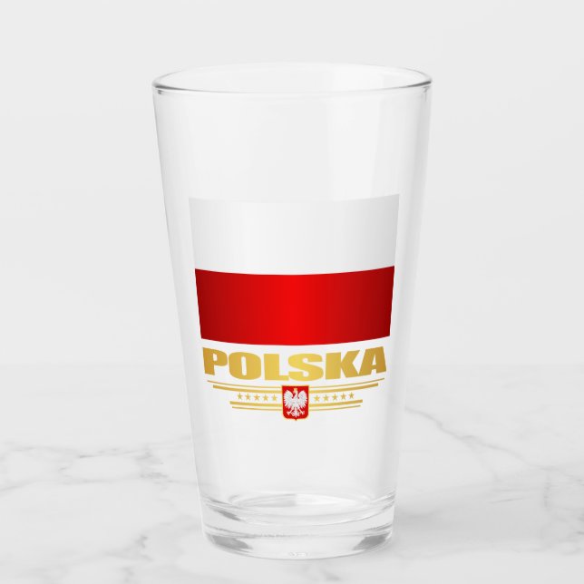 Polska (Poland) Glass (Front)
