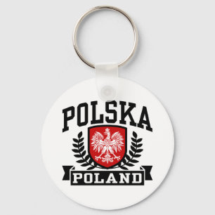 Polska Poland Keychain