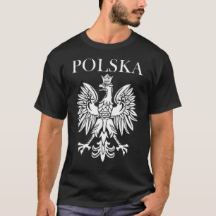 Polska Poland Polish Pride White Eagle Patriotic M T-Shirt