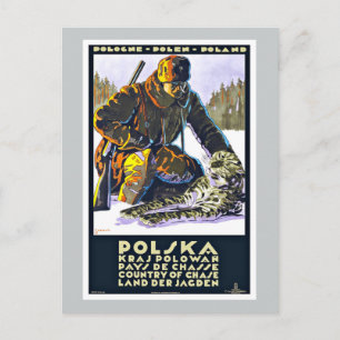 Polska Poland Vintage Travel Postcard