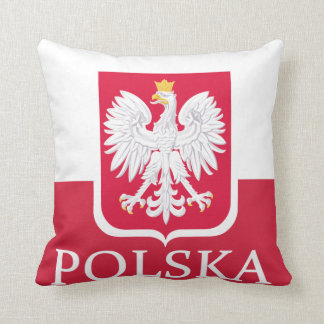 Polska Polish Coat of Arms American MoJo Pillow