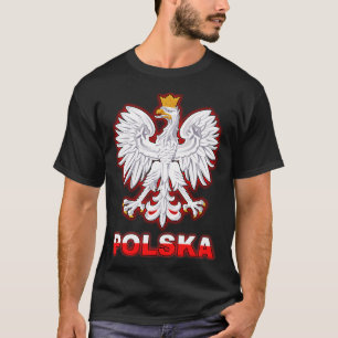 Polska Polish Coat of Arms White Eagle T-Shirt