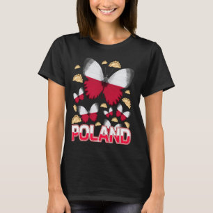 Polska Polish Ideas For Kids With Poland Flag & Pi T-Shirt