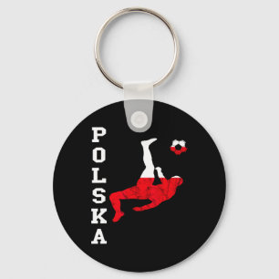 Polska Soccer Team Polish Pride Polish Roots Polan Keychain