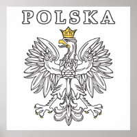 Polska With Polish Eagle