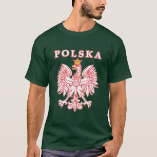 Polska With Red Polish Eagle T-Shirt