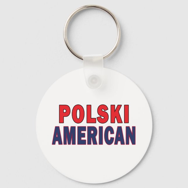 Polski American Keychain (Front)