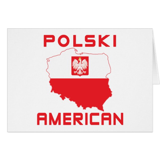 Polski American Map (Front Horizontal)