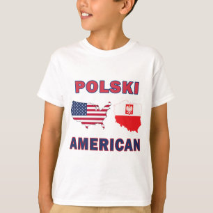 Polski American Map T-Shirt