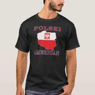 Polski American Map T-Shirt