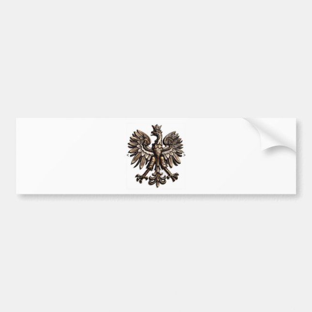 Polski orzelek bumper sticker (Front)