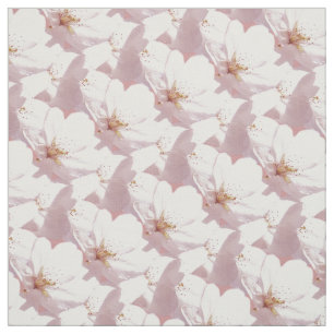 Poly de coton en tissu de fleurs Cerisier en fleur