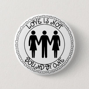 Poly Man 2 Inch Round Button
