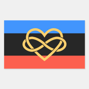 Poly Pride Flag Decal Sticker
