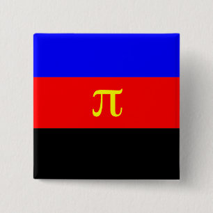 Polyamorous Pride 2 Inch Square Button
