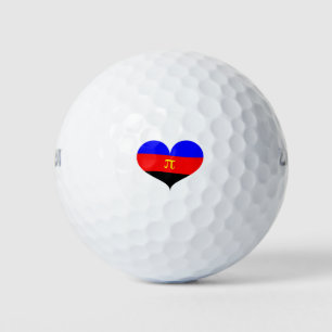 Polyamorous Pride Golf Balls