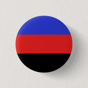 Polyamory Flag Badge 1 Inch Round Button