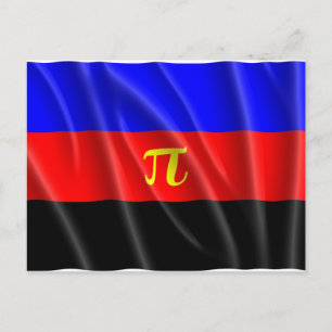 POLYAMORY FLAG FLYING -.png Postcard