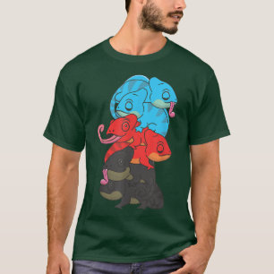 Polyamory Flag Gender Pride Lgbtq Chameleon T-Shirt
