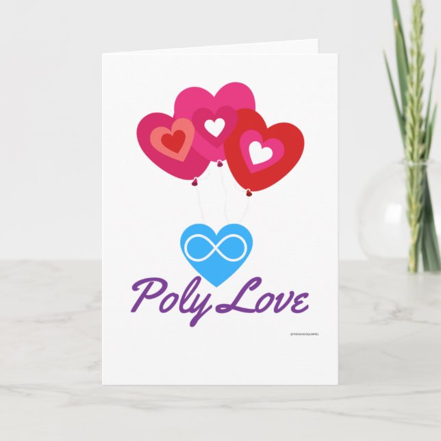 Polyamory Greeting Card (Front)