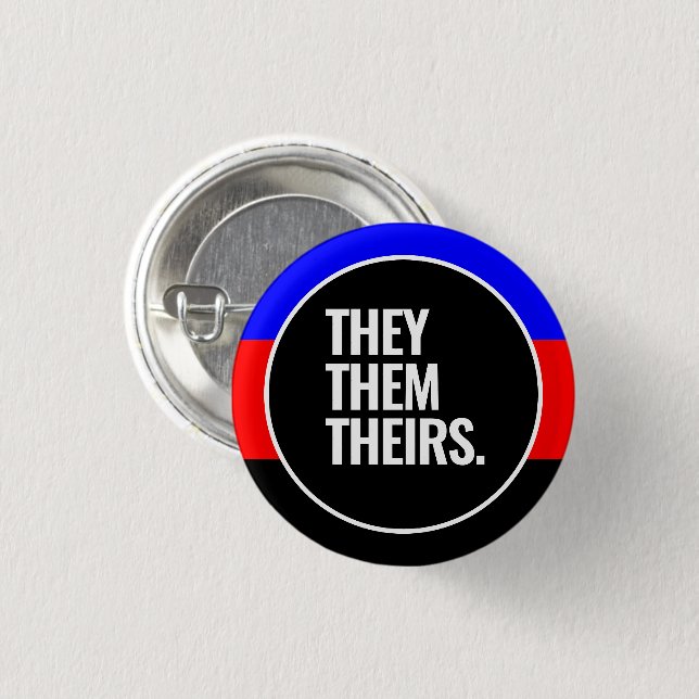 Polyamory Pride 1 Inch Round Button (Front & Back)