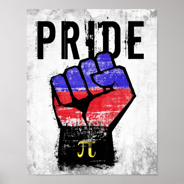 Polyamory Pride Fist Poster (Front)