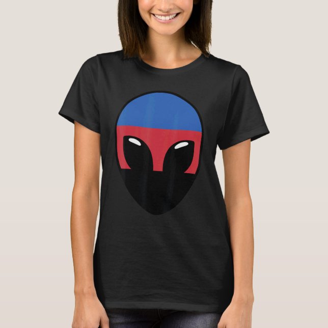 Polyamory Pride Flag  Alien Polyamorous Flag T-Shirt (Front)