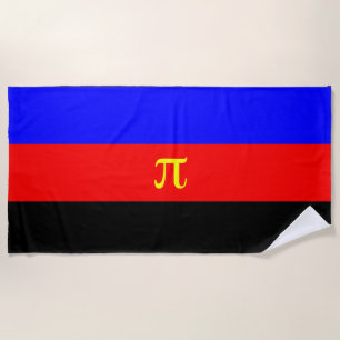 Polyamory Pride Flag Beach Towel
