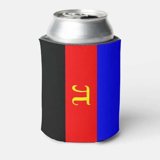 Polyamory Pride Flag Can Cooler (Can Back)