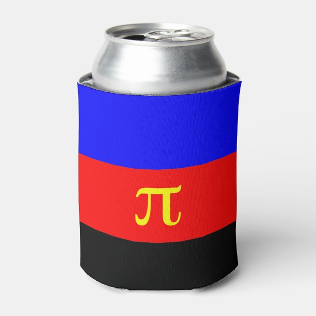 Polyamory Pride Flag Can Cooler (Can Front)