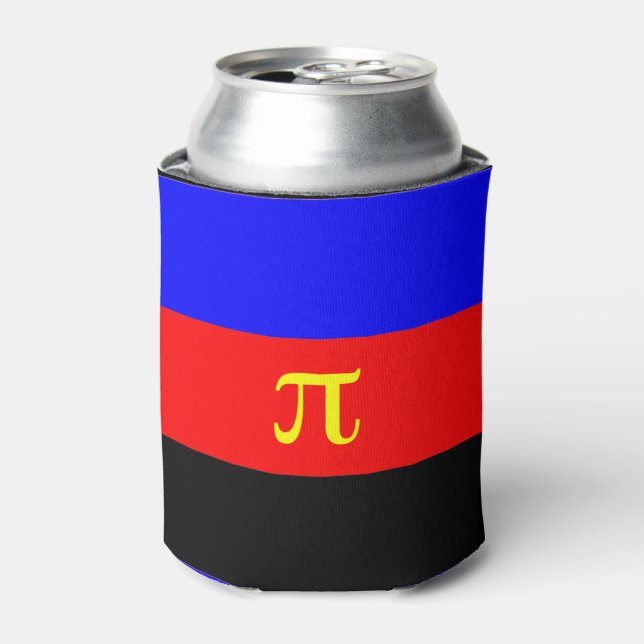 Polyamory Pride Flag Can Cooler (Can Front)