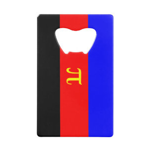 Polyamory Pride Flag Credit Card Bottle Opener