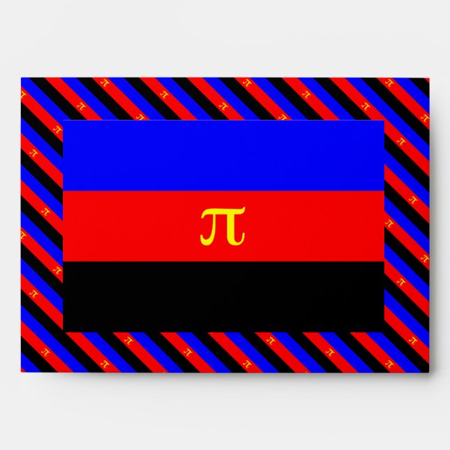 Polyamory Pride Flag Envelopes (Front)