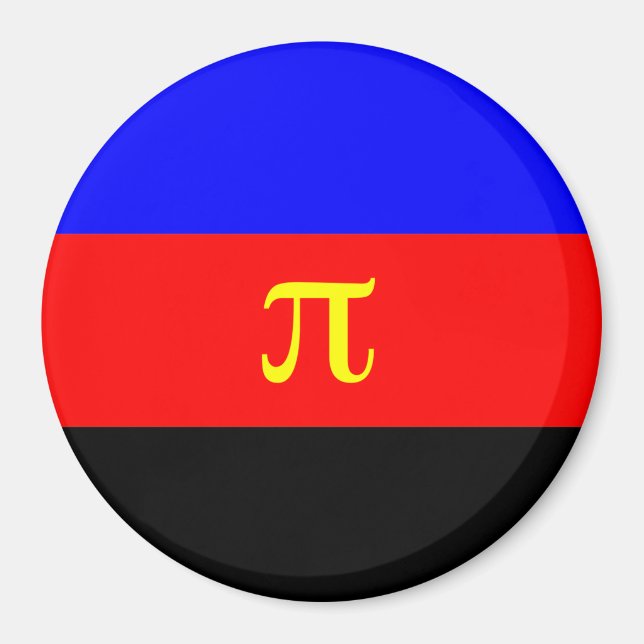 Polyamory Pride Flag Magnet (Front)
