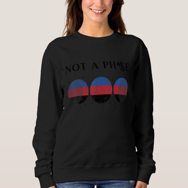 Polyamory Pride Flag Not A Phase Polyamorous 2 Sweatshirt (Front)