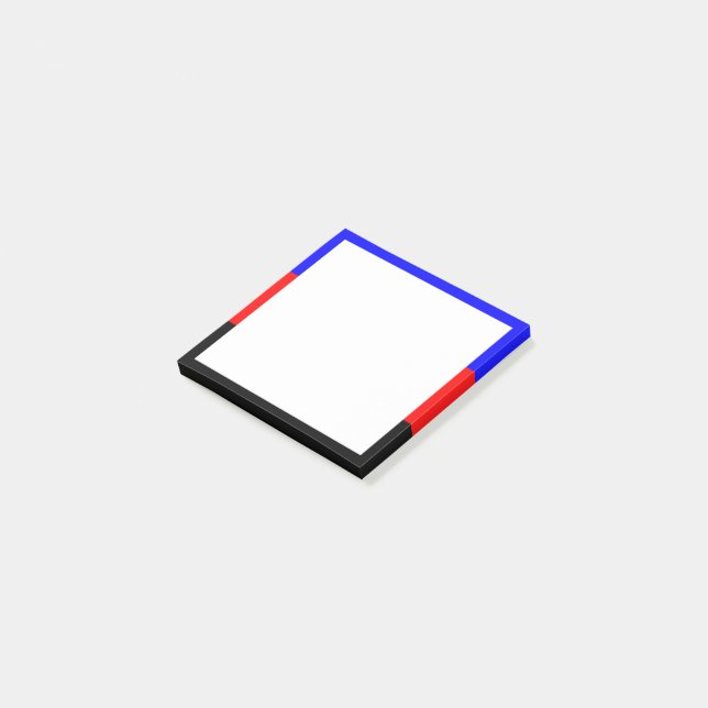 Polyamory Pride Flag Post-it Notes (Angled)
