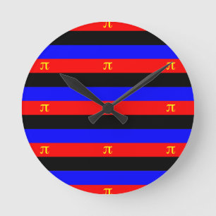 Polyamory Pride Flag Round Clock