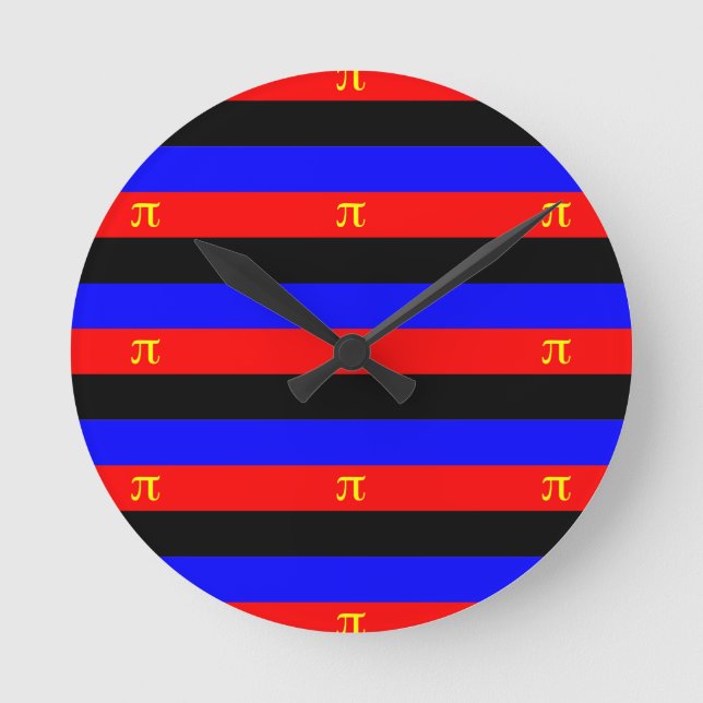 Polyamory Pride Flag Round Clock (Front)