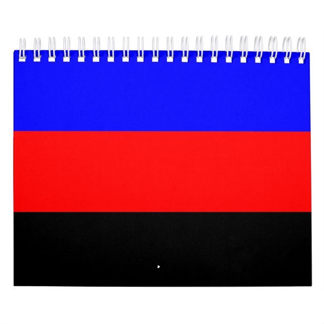 Polyamory Pride Flag Stripes Calendar (Cover)