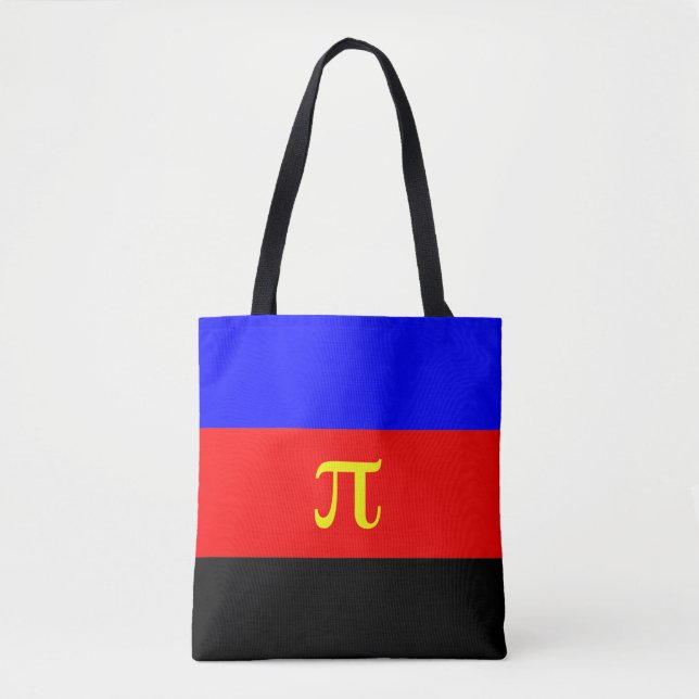 Polyamory Pride Flag Tote Bag (Front)