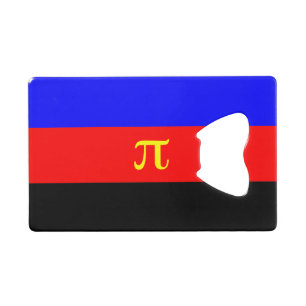 Polyamory Pride Flag Wallet Bottle Opener
