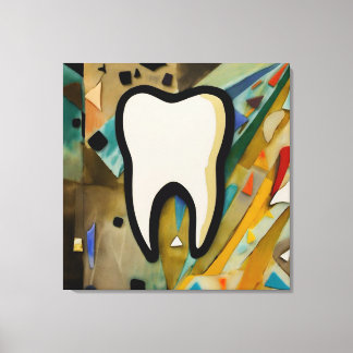Polychromatic Grin Canvas Print