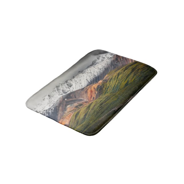 Polychrome mountain, Denali NP, Alaska Bath Mat (Angled)