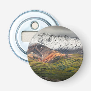 Polychrome mountain, Denali NP, Alaska Bottle Opener