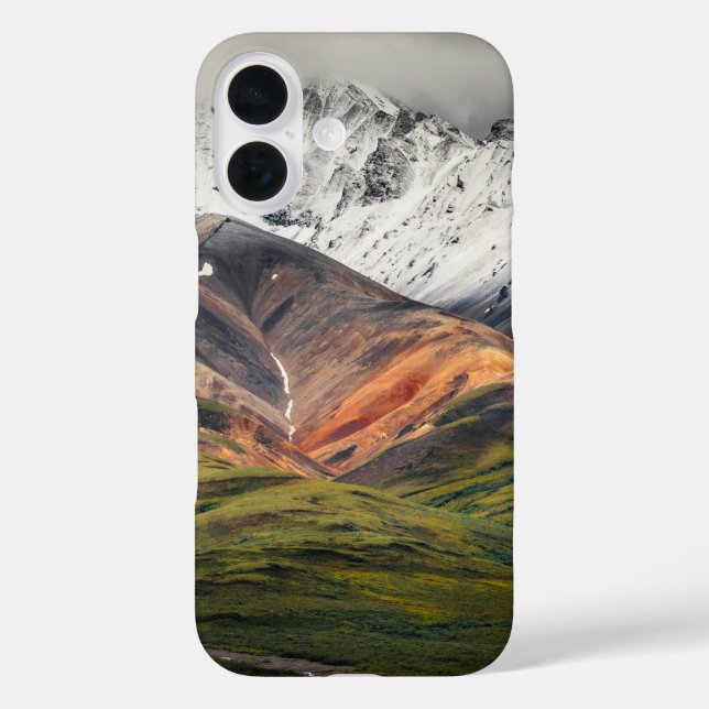 Polychrome mountain, Denali NP, Alaska Case-Mate iPhone Case (Back)