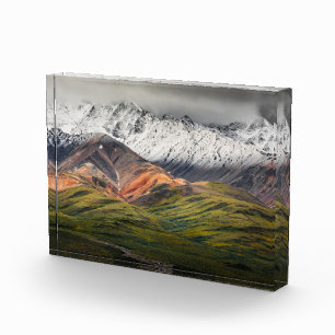 Polychrome mountain, Denali NP, Alaska Photo Block