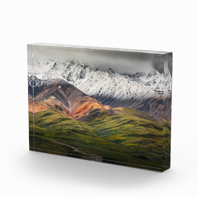 Polychrome mountain, Denali NP, Alaska Photo Block (Right)