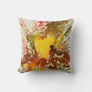 Polychromoptic #10 by Michael Moffa Throw Pillow