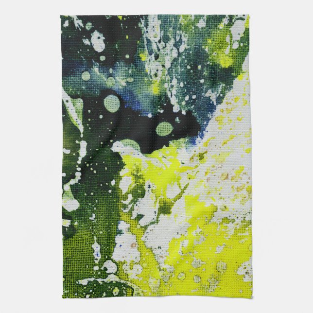 Polychromoptic #12 by Michael Moffa Kitchen Towel (Vertical)