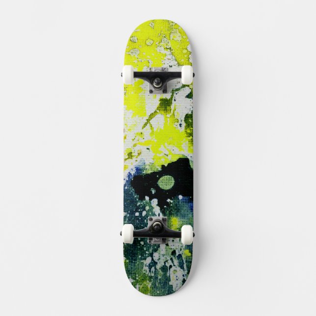 Polychromoptic #12 by Michael Moffa Skateboard (Front)